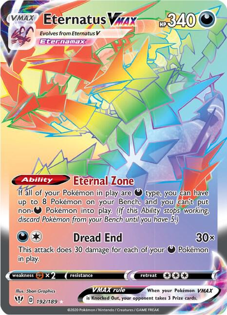 Eternatus VMAX (Secret) 192/189