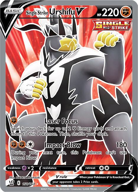 Single Strike Urshifu V (Full Art) 150/163