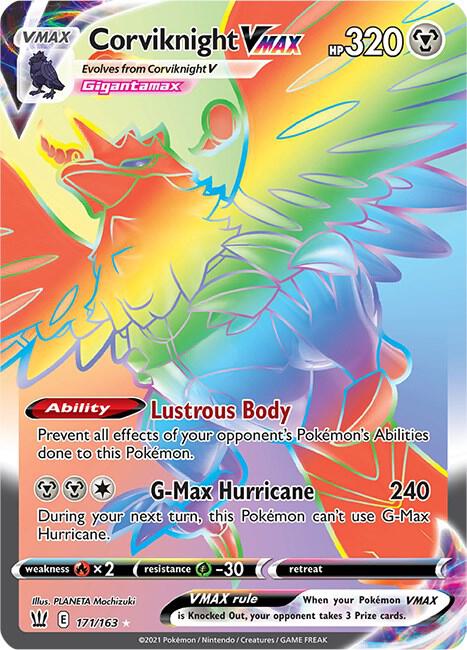 Corviknight VMAX (Secret) 171/163