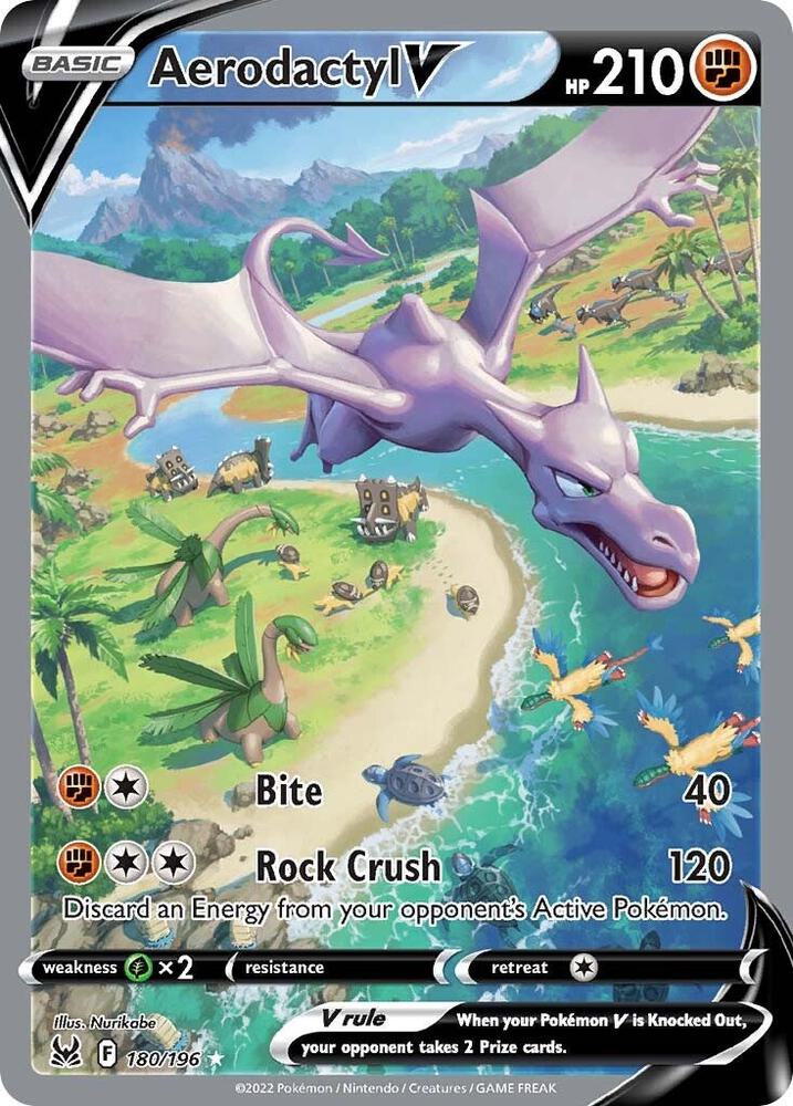 Aerodactyl V (Alternate Full Art) 180/196