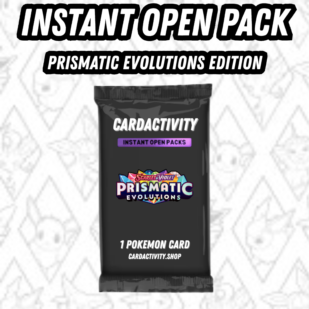 Scarlet & Violet: Prismatic Evolutions Instant Open Pack – CardActivity