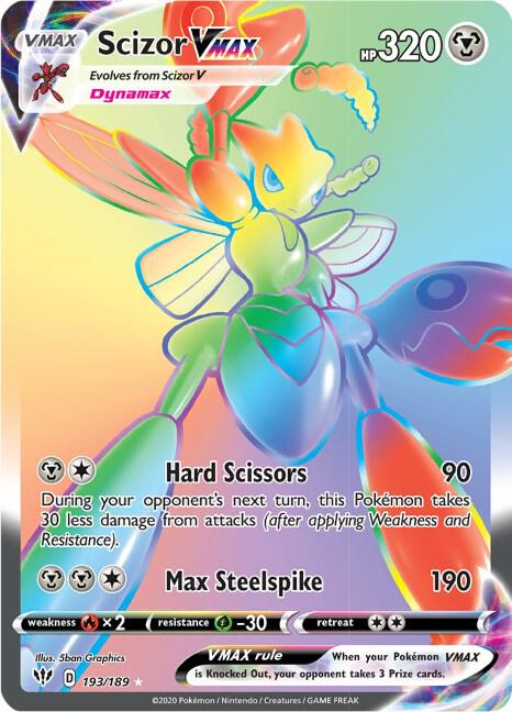 Scizor VMAX (Secret) 193/189