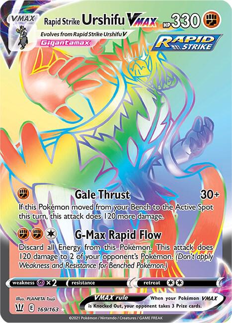 Rapid Strike Urshifu VMAX (Secret) 169/163