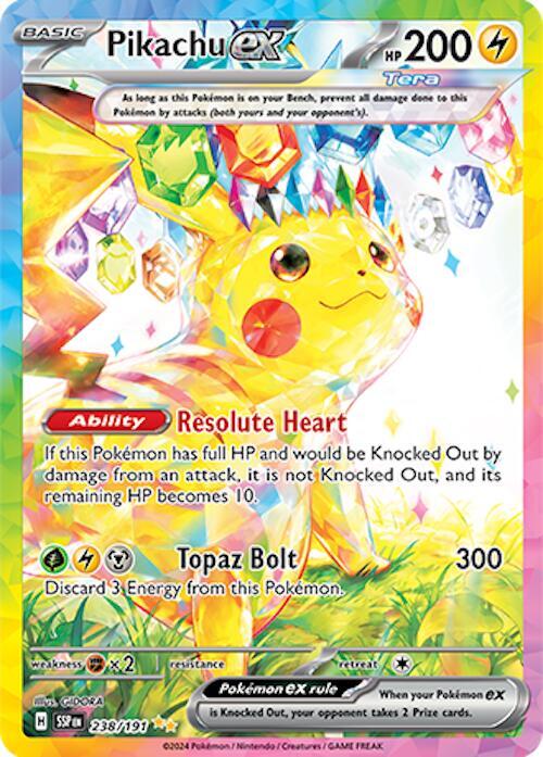 Surging Sparks: Pikachu EX 238/191