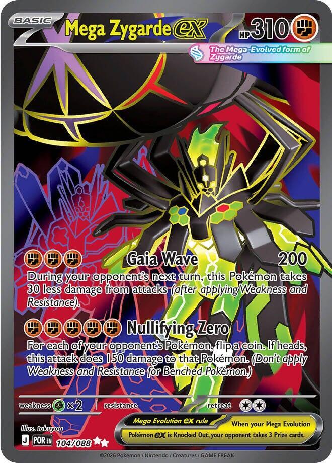 Mega Zygarde ex 104/088