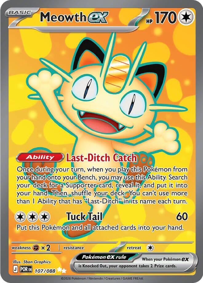 Meowth ex 107/088